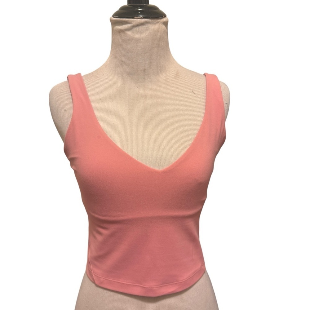 Lululemon Pink Athletic Tank Top with attached sport bra - Picture 8 of 8